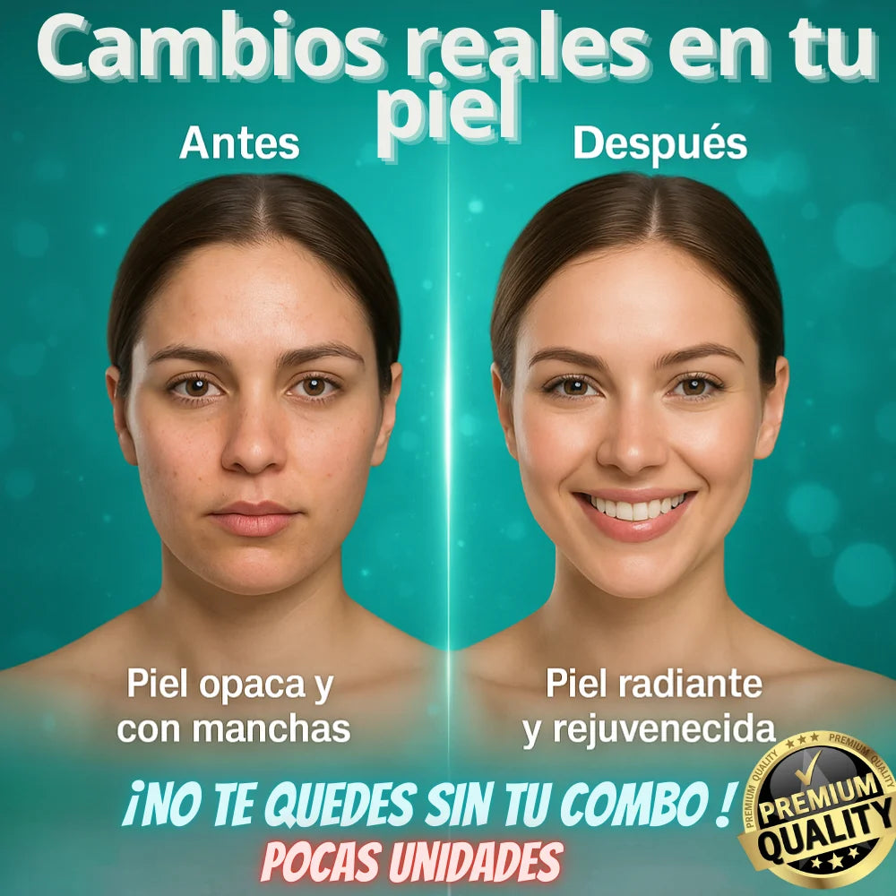 Kit Serum 10+ Piel Luminosa, Joven y sin Manchas