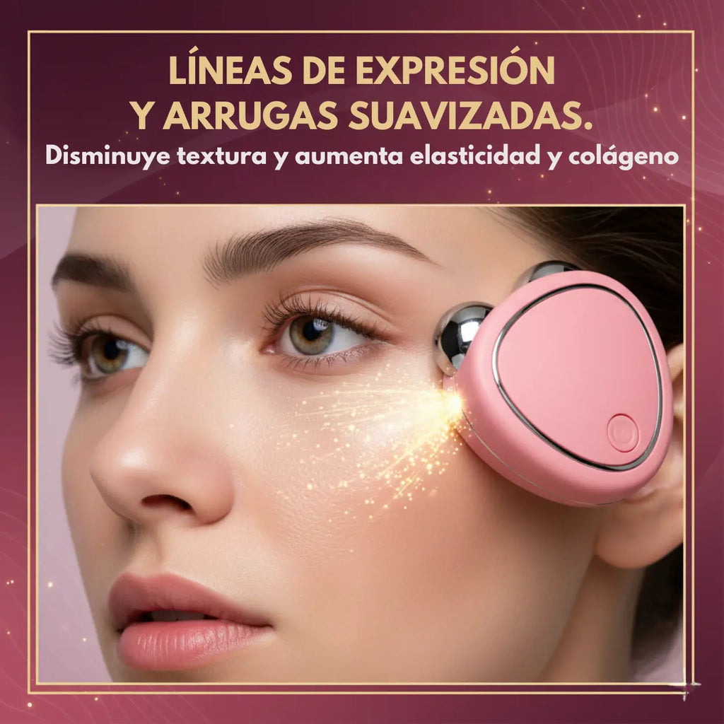 MicroCorriente Facial Eléctrico | Reafirmación Profesional y Sin Dolor en Casa