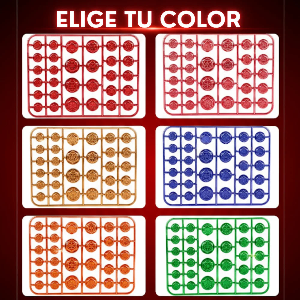 ¡Dile Adiós al Óxido! Set de 30 Tapas Decorativas Metálicas para Tornillos de Moto.