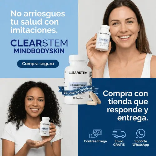 CLEARSTEM® La raíz de tu piel más estable: apoyo interno diario.