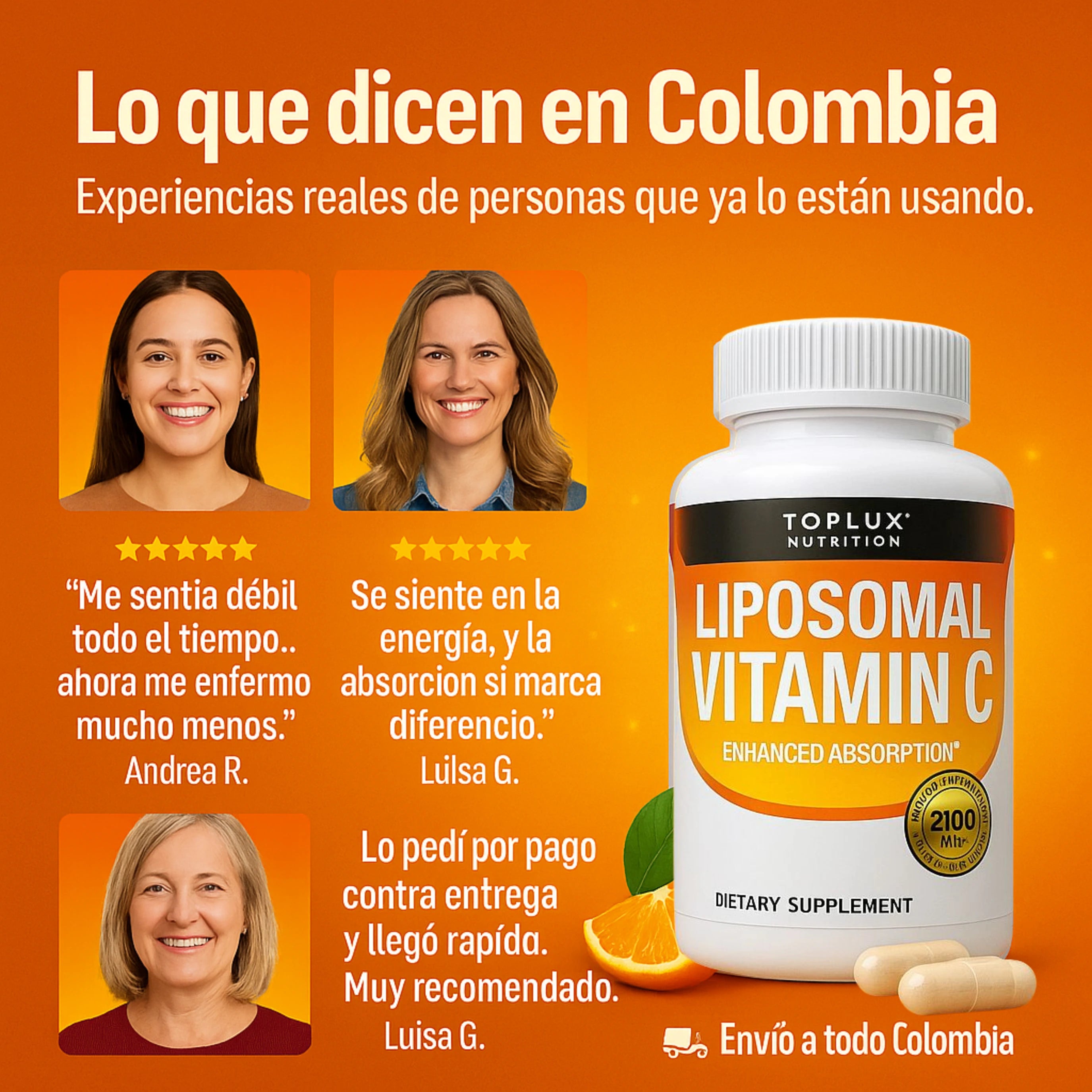 Vitamina C Liposomal 2100mg – Fórmula Avanzada