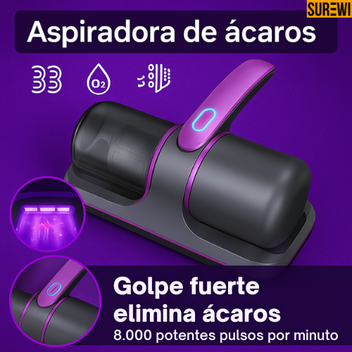 ChatGPT said:
Mini aspiradora, Antiácaros, Succión 12 000 Pa, Golpe doble, Luz UV, Triple esterilización, Filtro HEPA, Inalámbrica, Boquilla 25 cm, Limpieza profunda, Purificación de aire, Descanso saludable, Eliminación de alérgenos, Hogar libre de polvo, Aire puro, Ambiente sin bacterias, Compacta, Recargable USB-C, Potencia profesional, Fácil de usar