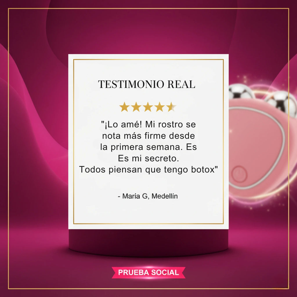 MicroCorriente Facial Eléctrico | Reafirmación Profesional y Sin Dolor en Casa