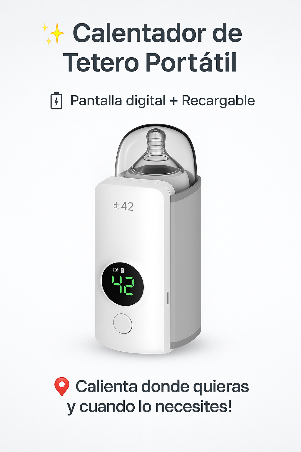 🍼🔥 Calentador de Tetero Portátil