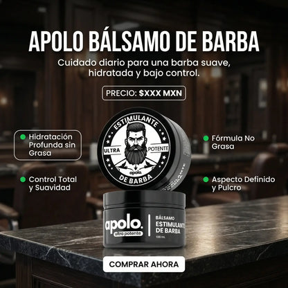 Bálsamo para Crecimiento de Barba Ultra Potente con Minoxidil 20% | 100mL